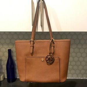 Michael Kors Camel Leather Bag